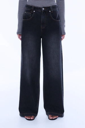 Ena Pelly Georgia Denim Jean | Black Wash