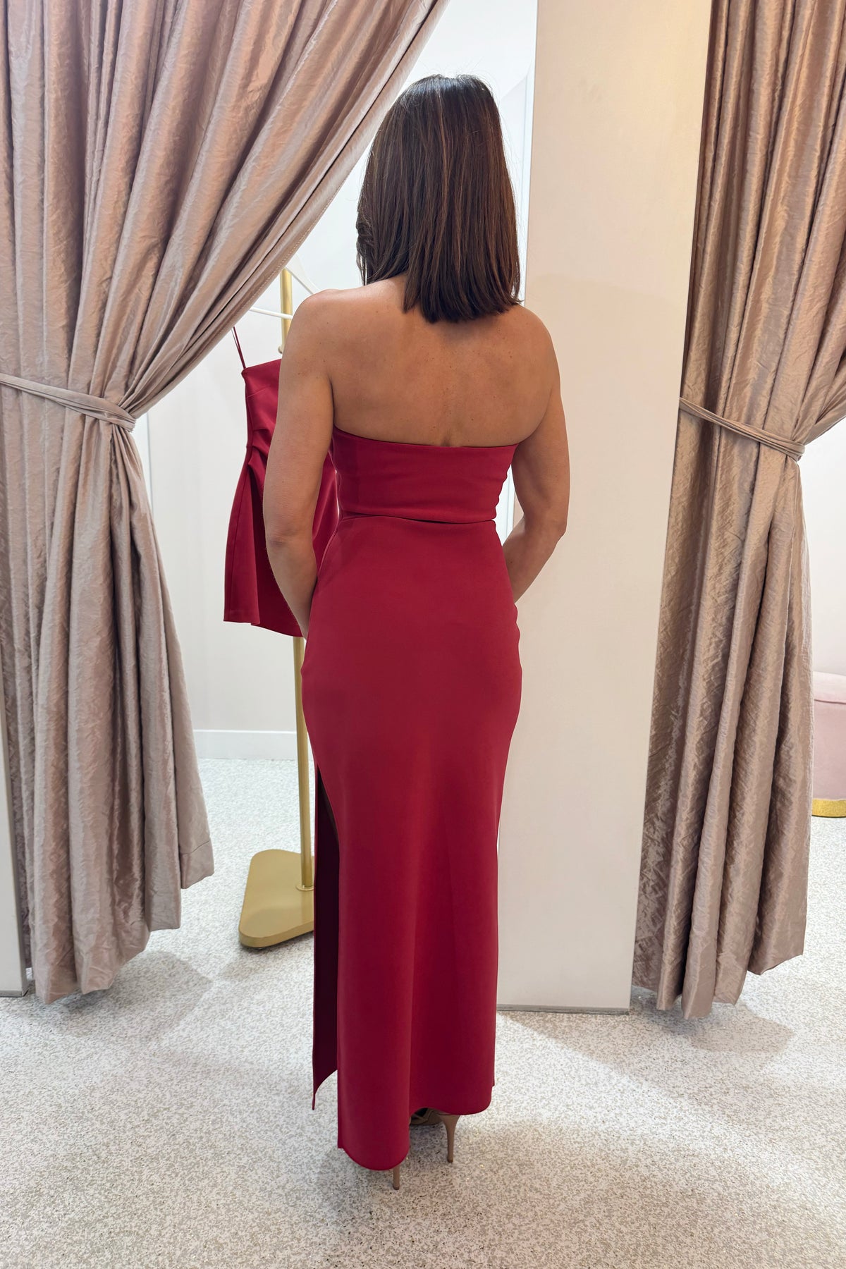 Bec + Bridge Rafi Strapless Dress | Cherry