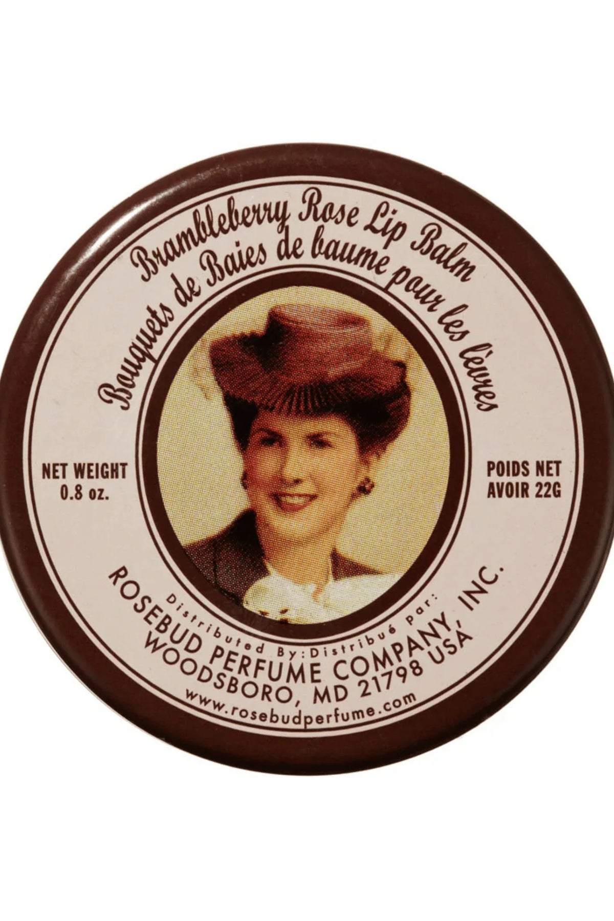 Smith's Rosebud Lip Balm Tin | Brambleberry Rose