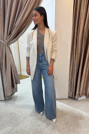 Shona Joy Asher Hourglass Blazer | White Swan