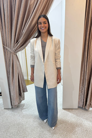 Shona Joy Asher Hourglass Blazer | White Swan