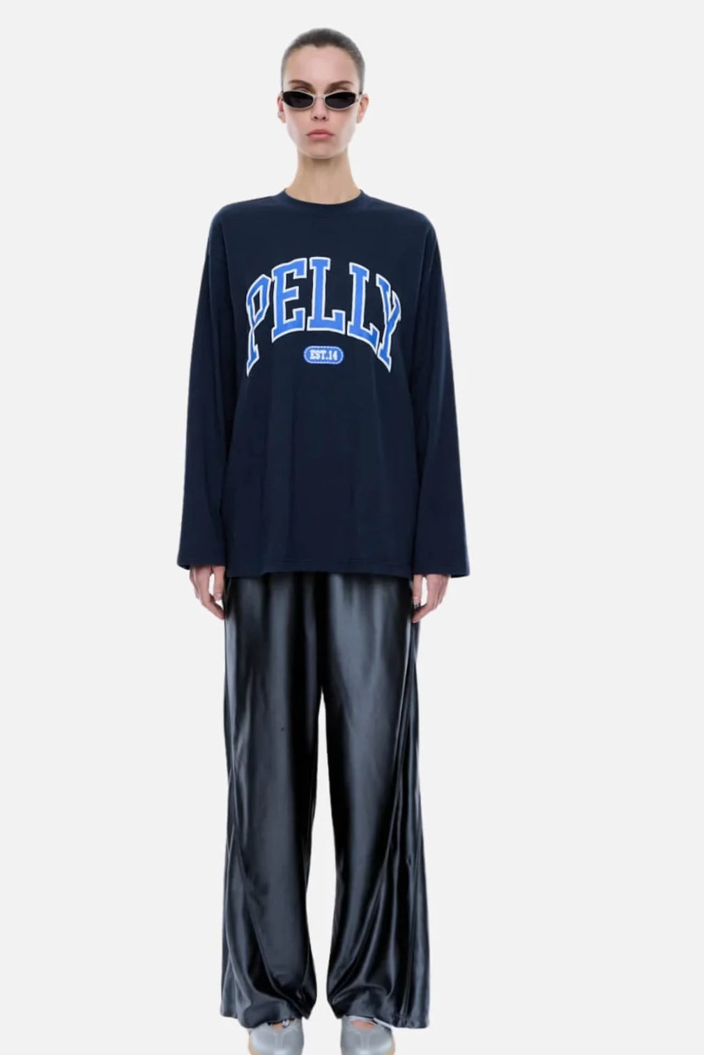 Ena Pelly Long Sleeve Pelly Tee | Ink