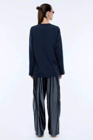 Ena Pelly Long Sleeve Pelly Tee | Ink