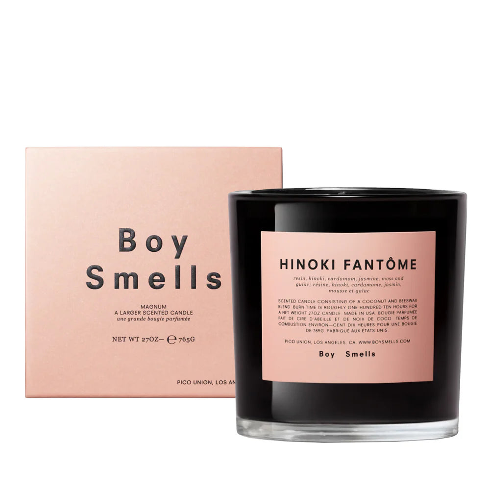 Boy Smells Magnum Candle | Hinoki Fantome