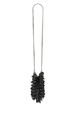 Olga Berg The Florence Chainmail Bag | Black