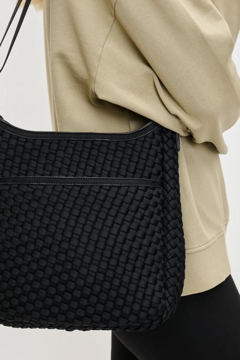 Sol And Selene Kismet Bag Woven Neoprene | Black
