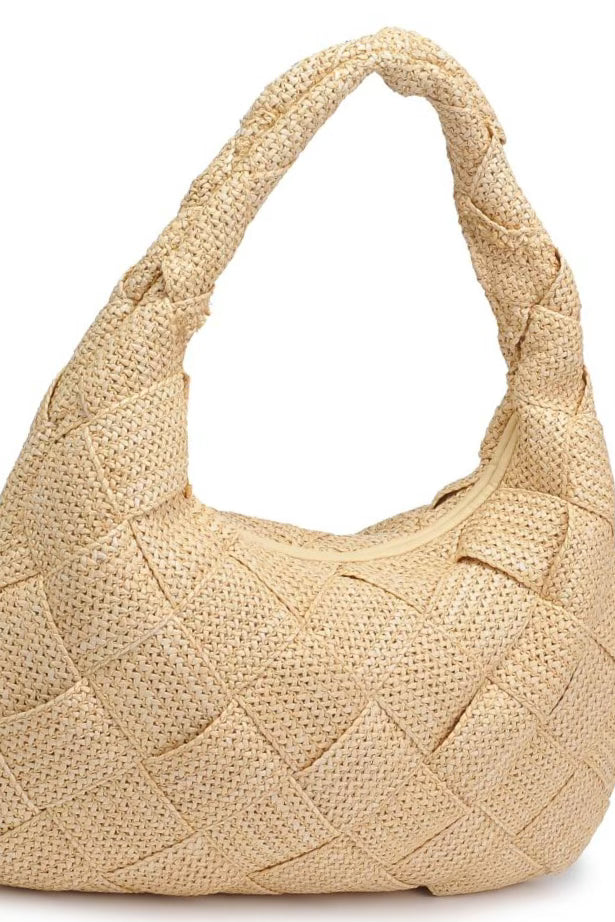 Sol And Selene Dare To Dream Large Woven Bag | Cream Straw