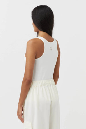 C&M Camilla & Marc Miles Monogram Tank | Cream