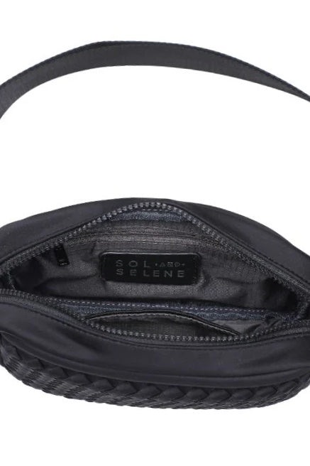 Sol And Selene Inspiration Woven Neoprene Bag | Black