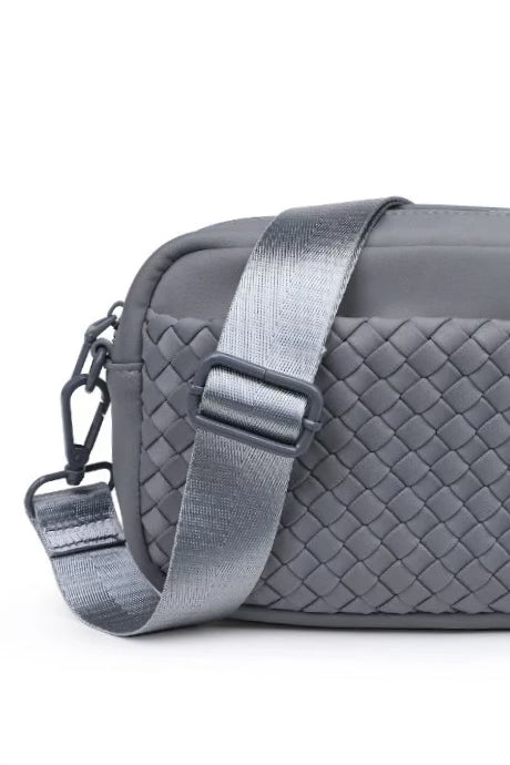 Sol And Selene Inspiration Woven Neoprene Bag | Grey