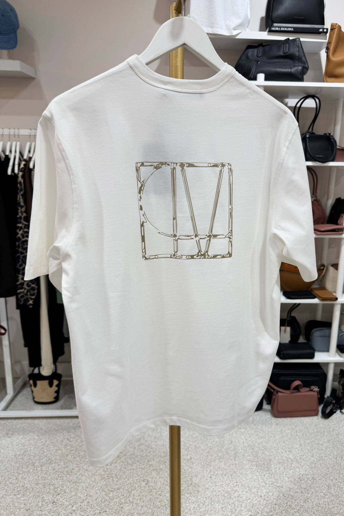 C&M Camilla & Marc Patina Monogram Tee | White (Print On Back)