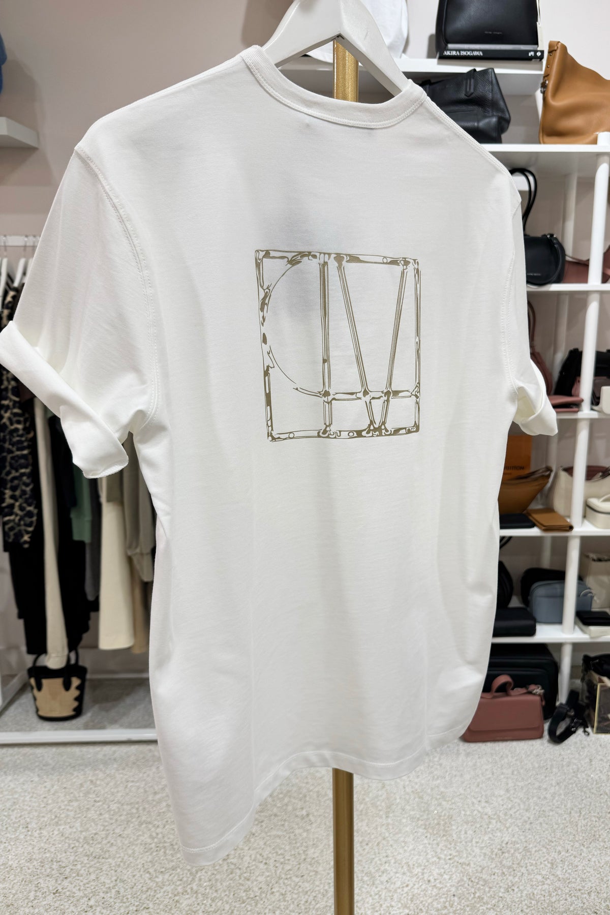 C&M Camilla & Marc Patina Monogram Tee | White (Print On Back)