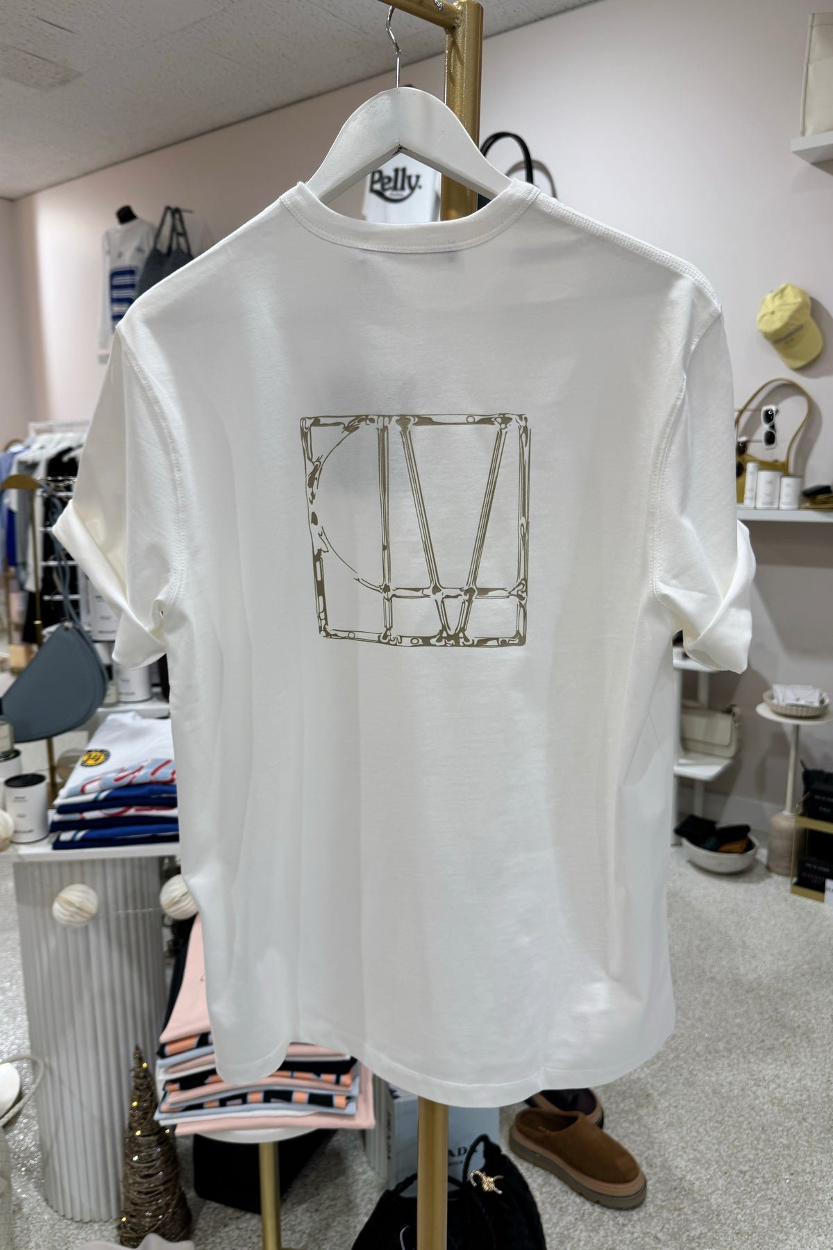 C&M Camilla & Marc Patina Monogram Tee | White (Print On Back)