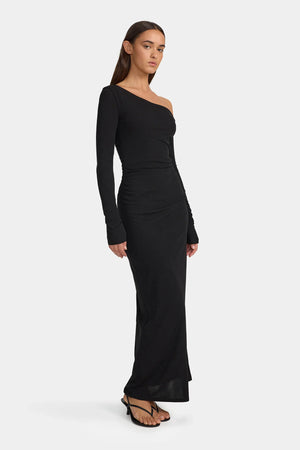 Ownley Blakely Jersey Dress | Black