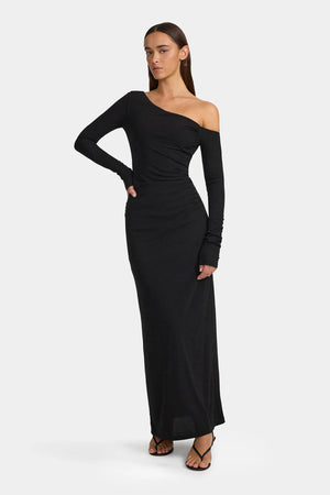 Ownley Blakely Jersey Dress | Black