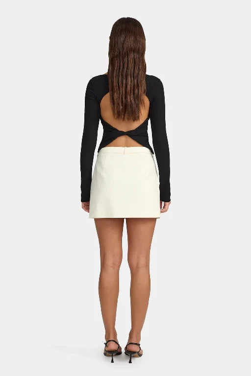 Ownley Jane Jersey Top | Black