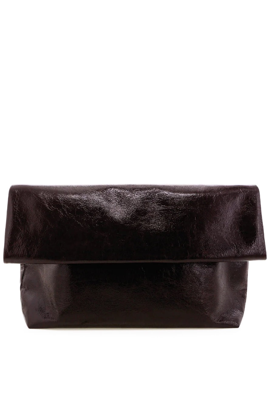 Billini Rylee Clutch Bag | Merlot Crinkle Patent