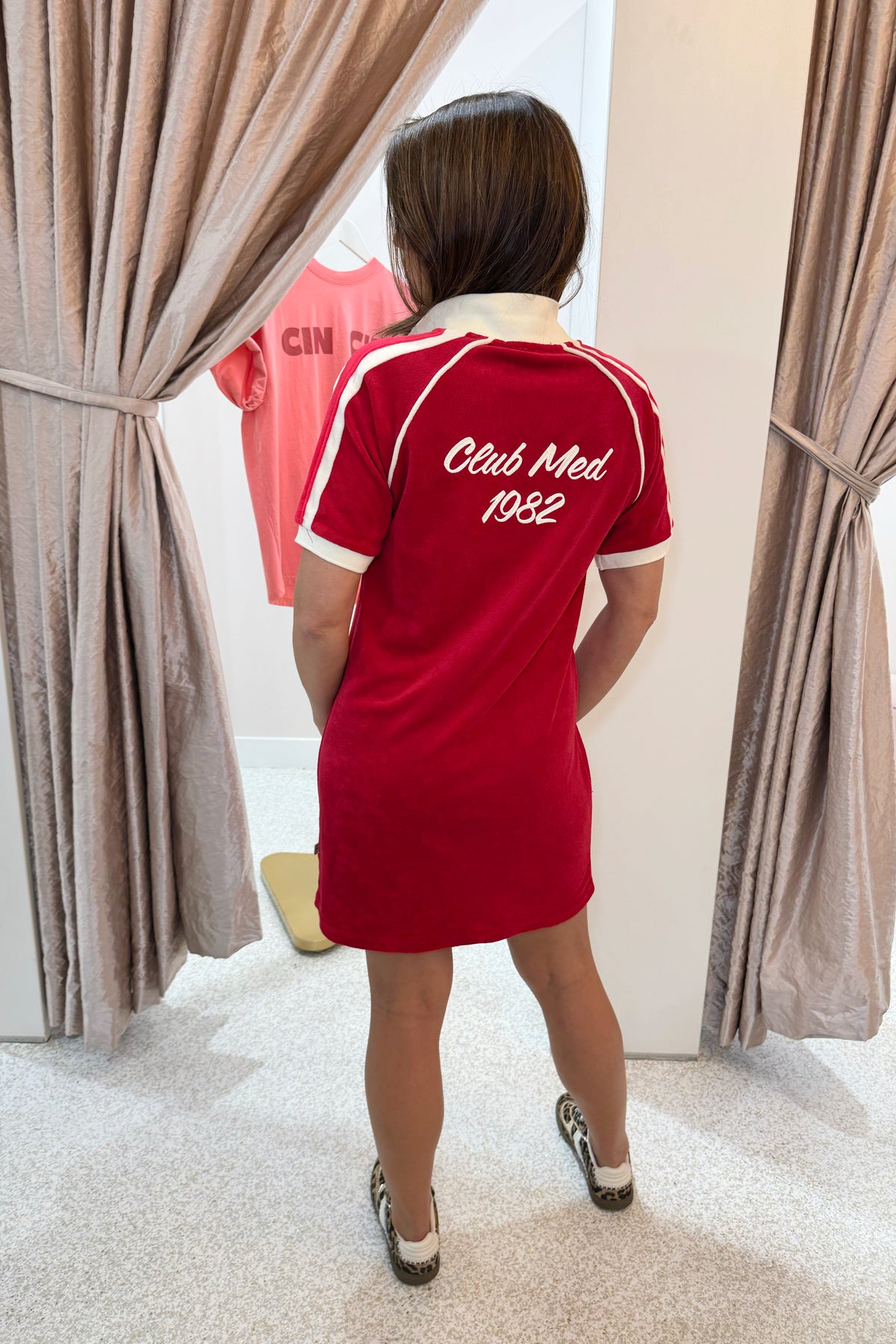 Araminta James Rhodes Terry Dress | Cherry Pie