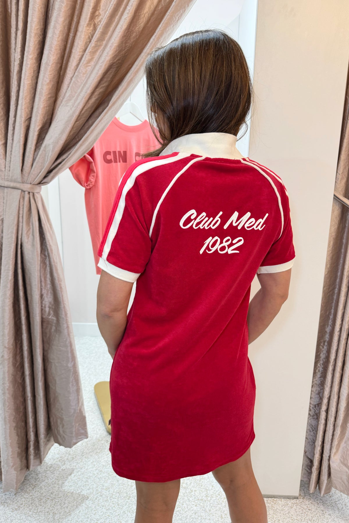 Araminta James Rhodes Terry Dress | Cherry Pie