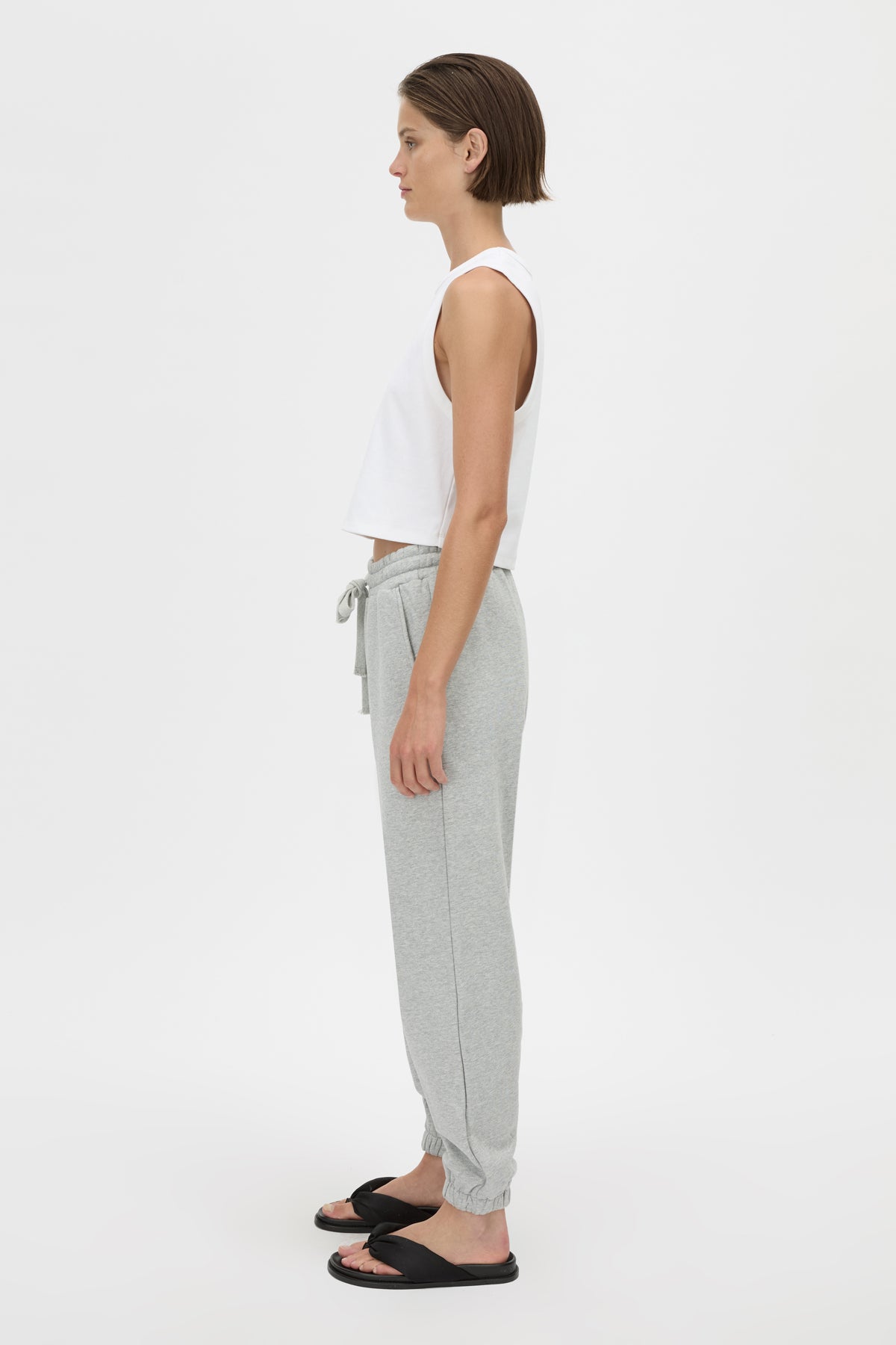 C&M Camilla & Marc Tia Logo Track Pant | Grey Marle