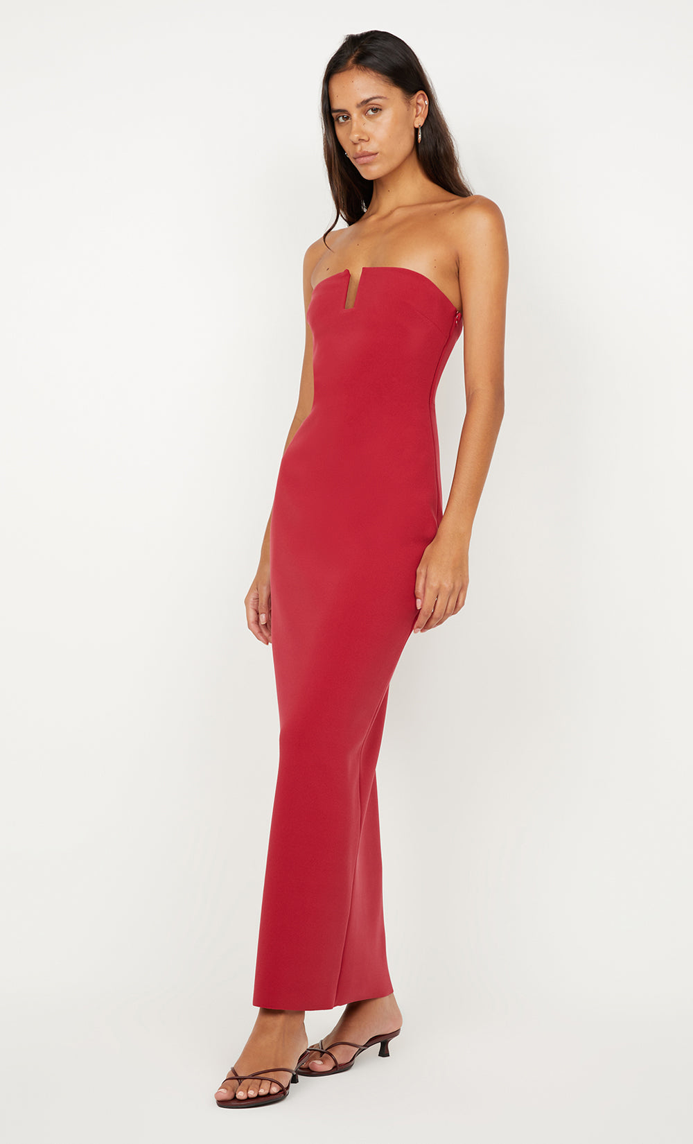 Bec + Bridge Rafi Strapless Dress | Cherry