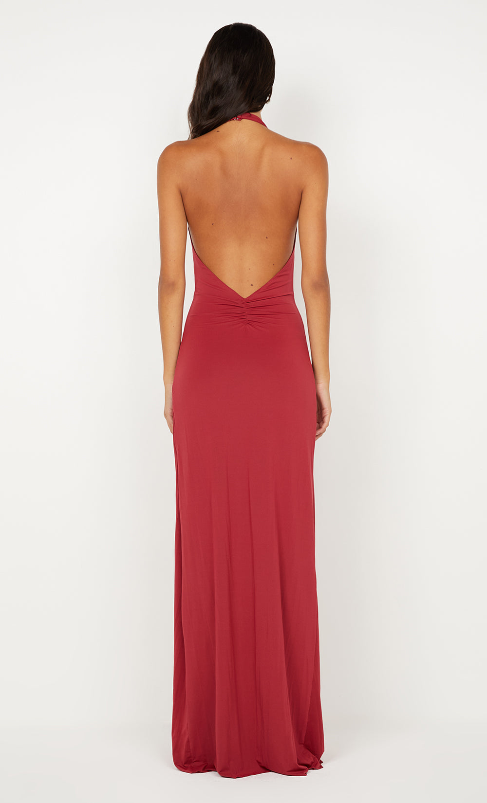 Bec + Bridge Susie Plunge Maxi Dress | Cherry