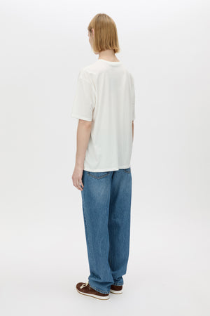 C&M Camilla & Marc Navarro Logo Tee | Soft White/Forest