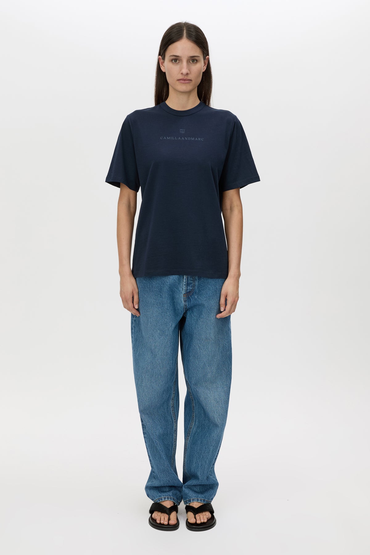 C&M Camilla & Marc Arp Logo Tee | Navy