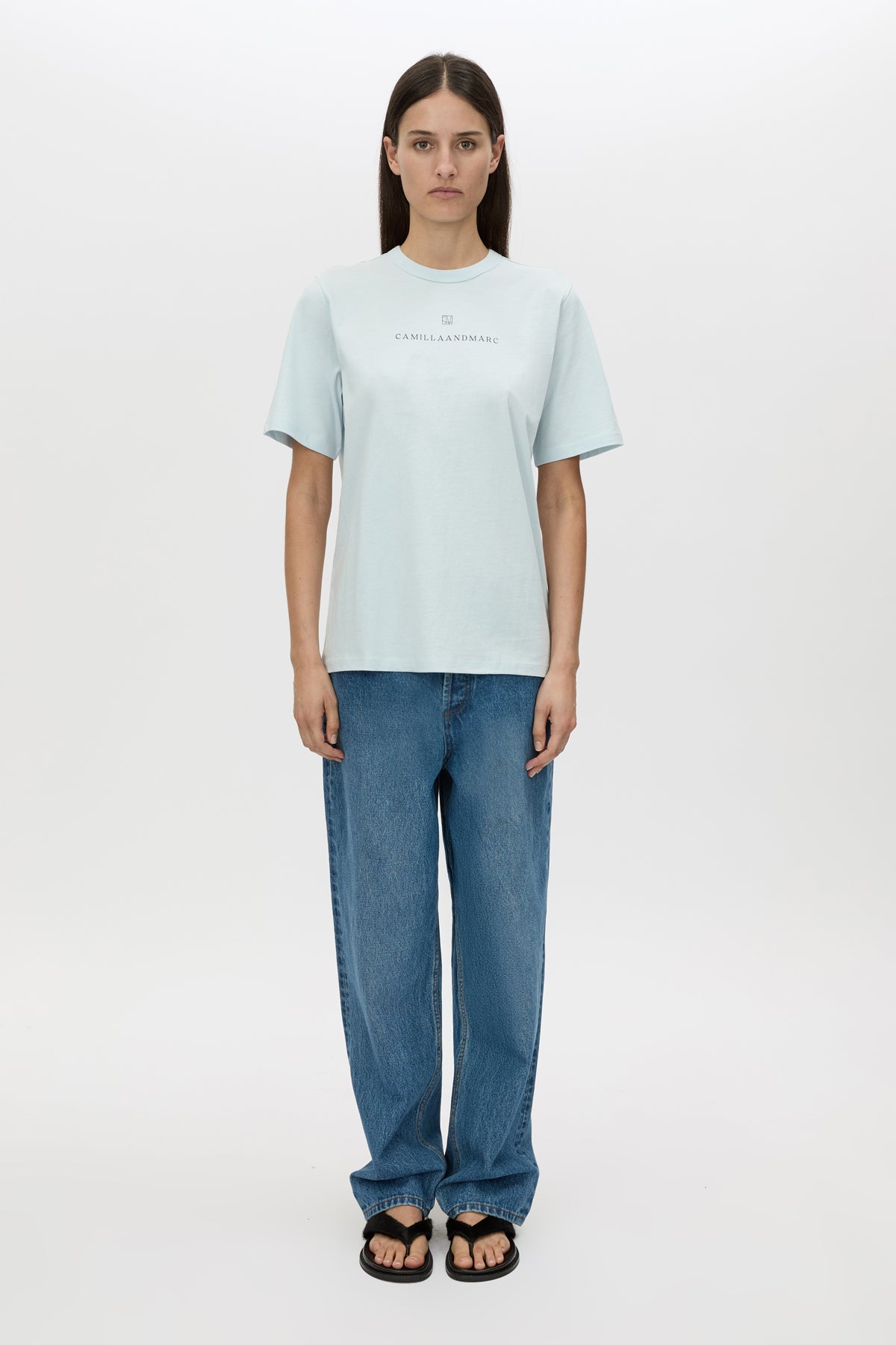 C&M Camilla & Marc Arp Logo Tee | Ice Blue