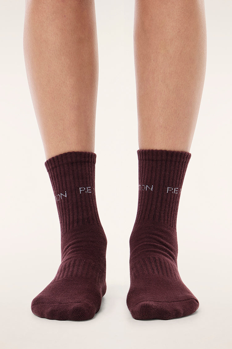 P.E Nation Signature Sock | Cabernet