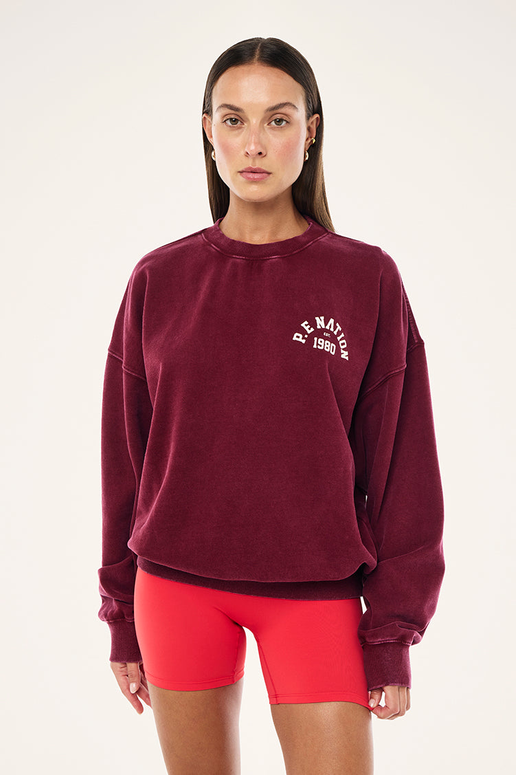 P.E Nation Swerve 2.0 Sweat | Washed Cabinet