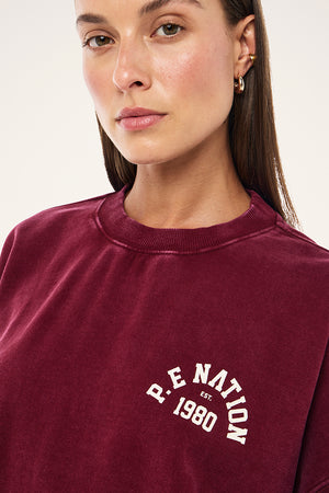 P.E Nation Swerve 2.0 Sweat | Washed Cabinet