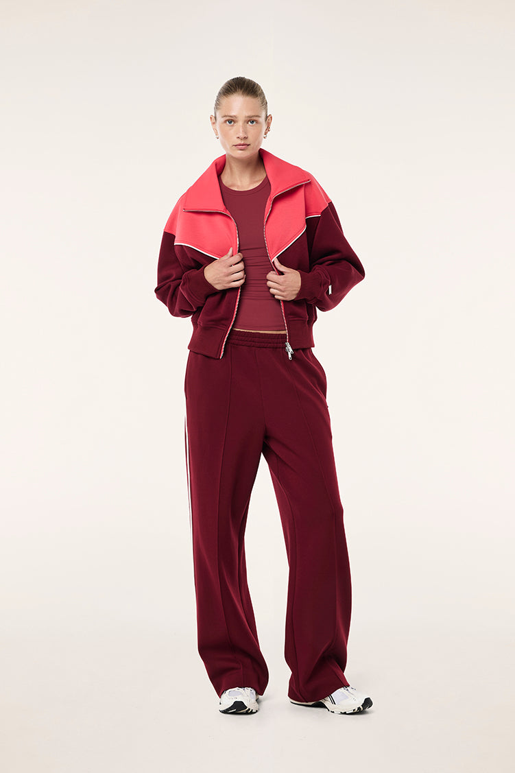 P.E Nation Triumph Jacket | Cabernet / Strawberry