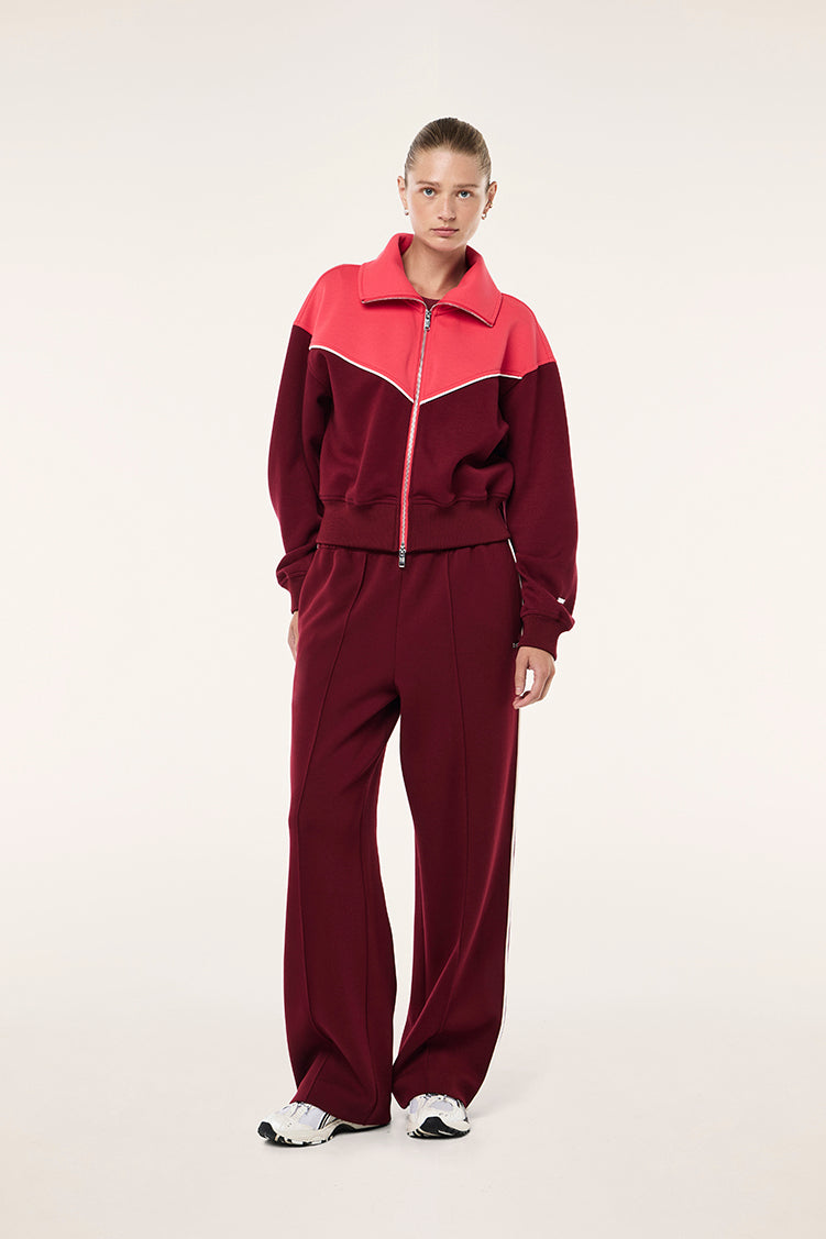 P.E Nation Triumph Jacket | Cabernet / Strawberry