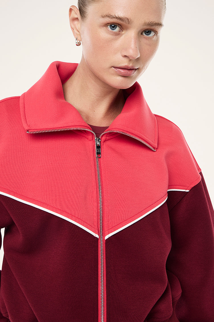 P.E Nation Triumph Jacket | Cabernet / Strawberry