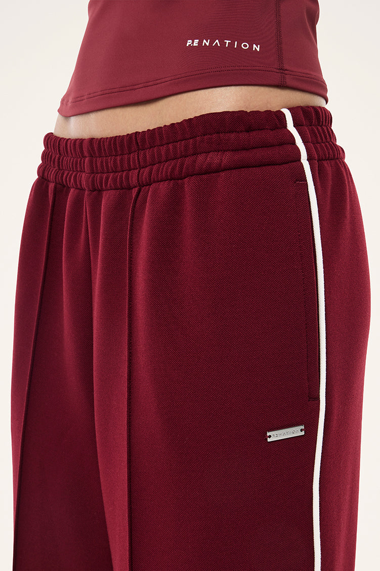 P.E Nation Triumph Pant | Cabernet