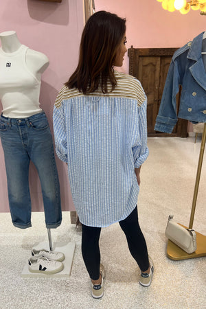 Chosen By Fifi & Annie The Oversized Striped Shirt | Multi Stripe