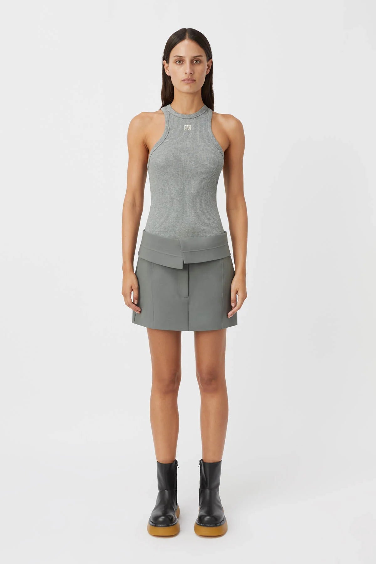 C&M Camilla & Marc Nora Rib Tank | Grey Marle