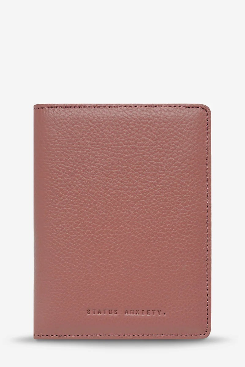 Status Anxiety In Transit Wallet | Dusty Rose