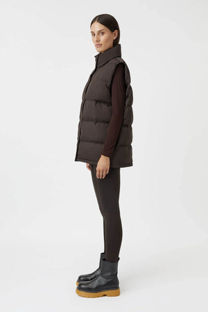 C&M Camilla & Marc Cedar Puffer Vest | Mocha