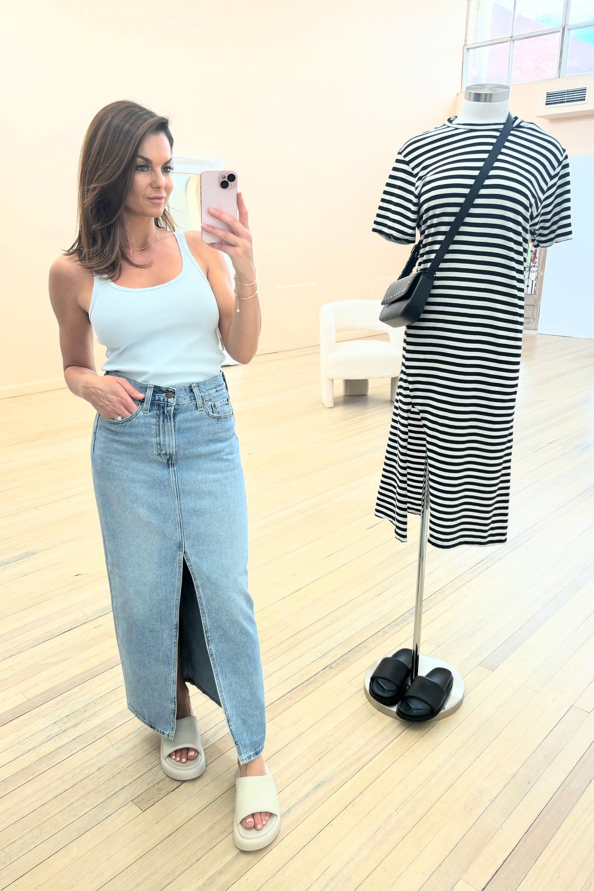 Levi's Ankle Column Skirt | Please Hold