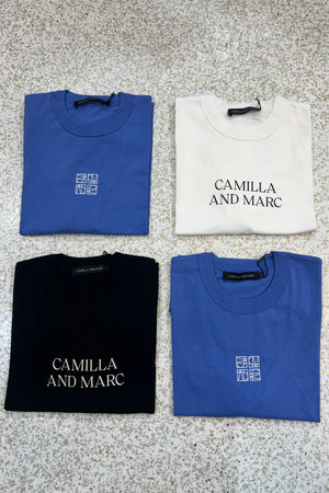 C&M Camilla & Marc Colson Tee | Light Cobalt Blue || BEST SELLER / RESTOCKED