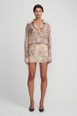 Hansen & Gretel Teller Mini Skirt | Antique Floral