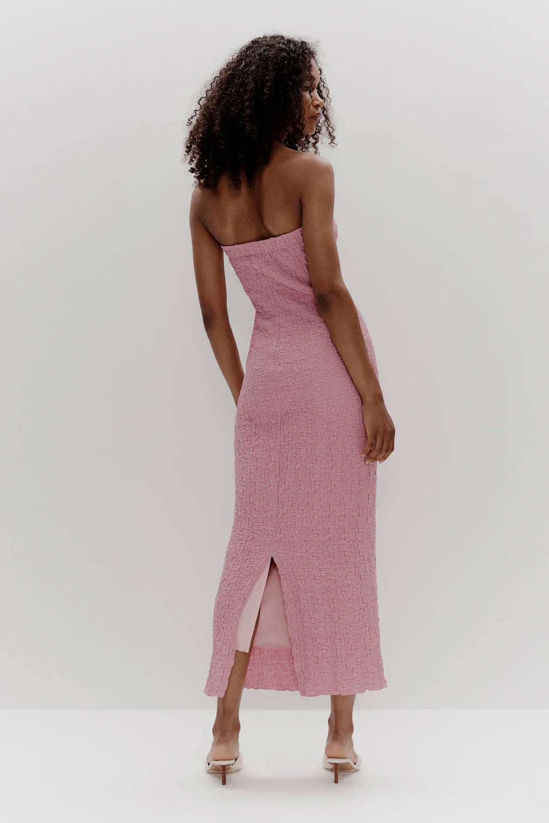 Ownley Petra Strapless Maxi Dress | Pink