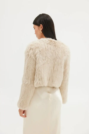 Bubish Lola Crop Jacket | Oatmeal