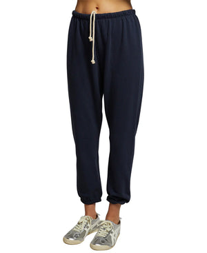 Perfect White Tee Johnny French Terry Sweatpant | Navy