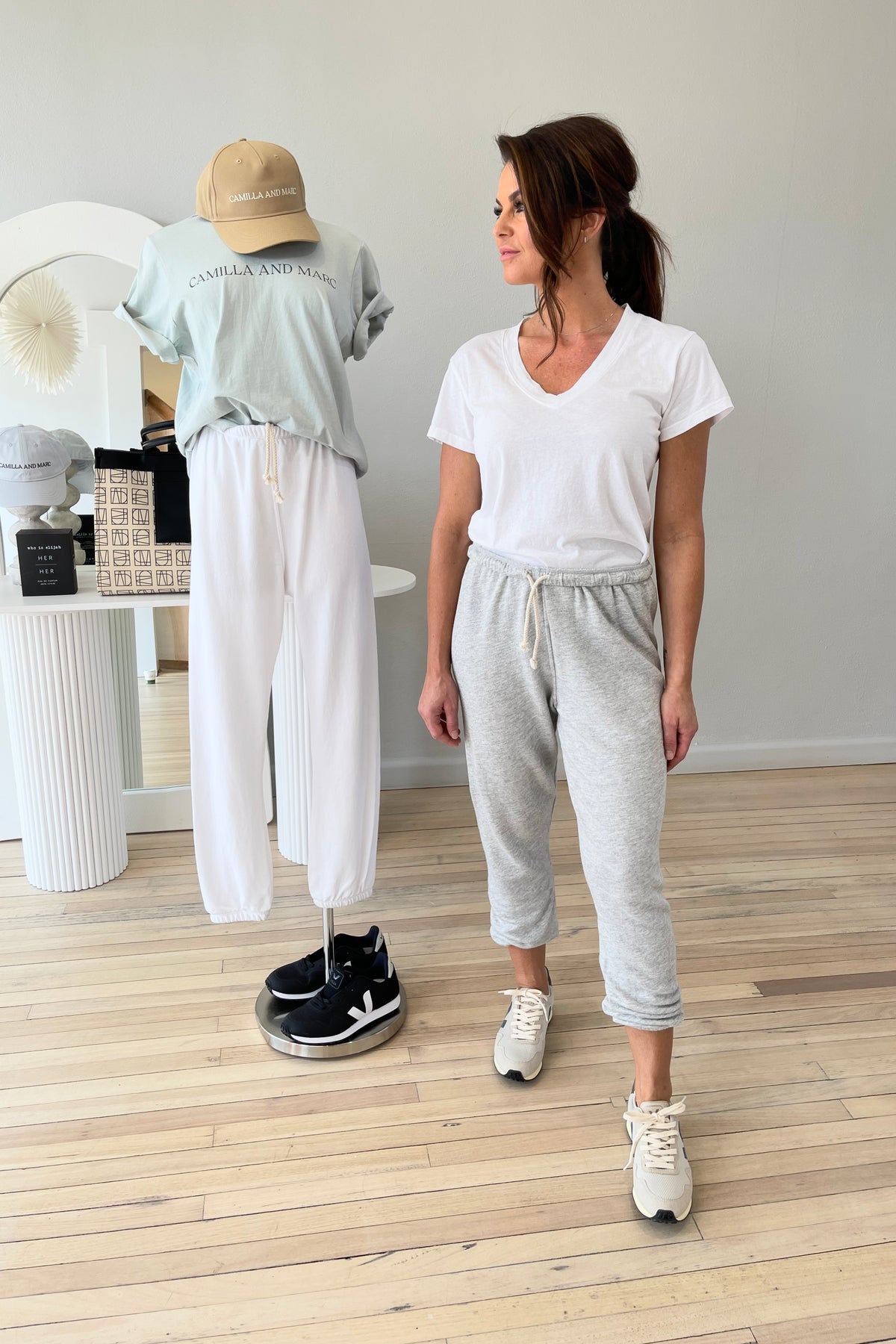 Perfect White Tee Hendrix Basic V Neck Tee | White