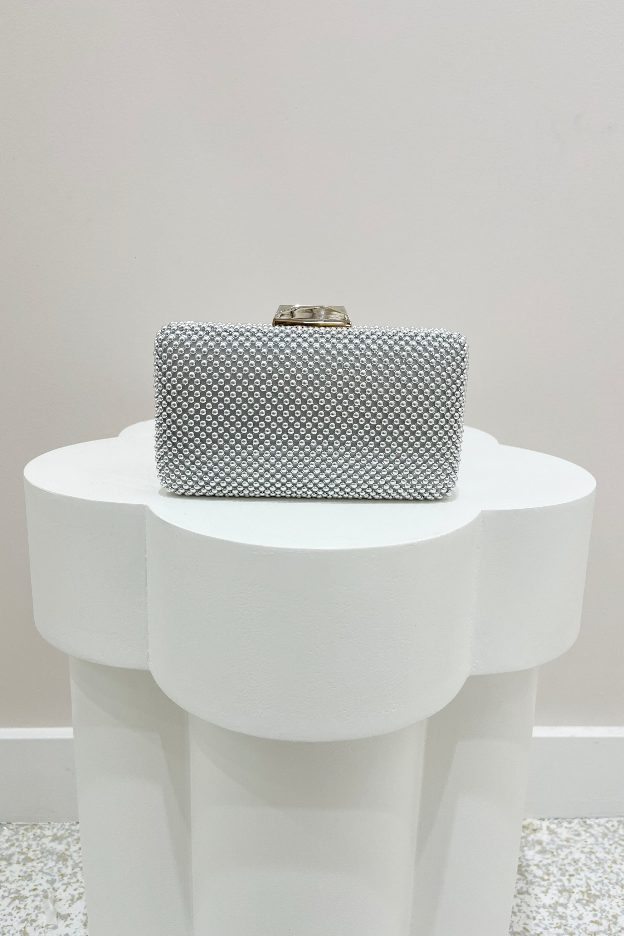 Olga Berg Natasha Ball Mesh Pod | Silver