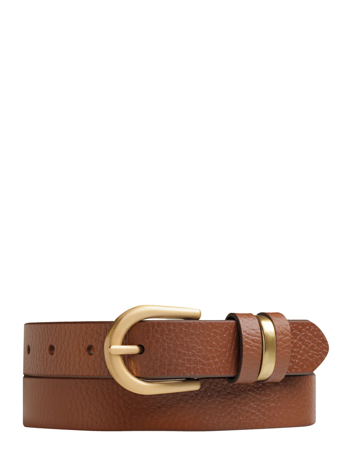 Status Anxiety Over And Over Belt | Tan/Gold
