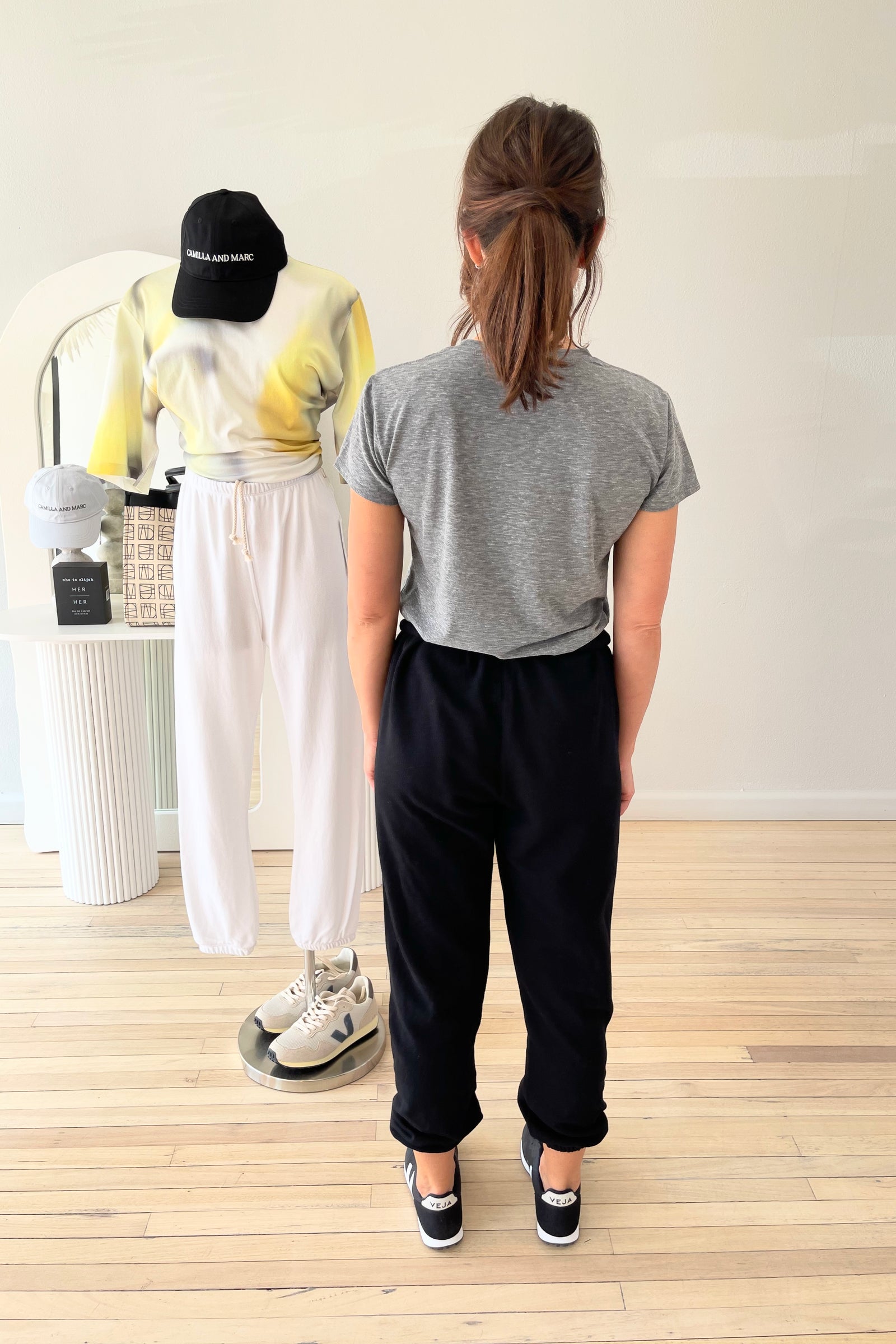 Perfect White Tee Harley Boxy Crew Tee | Heather Grey